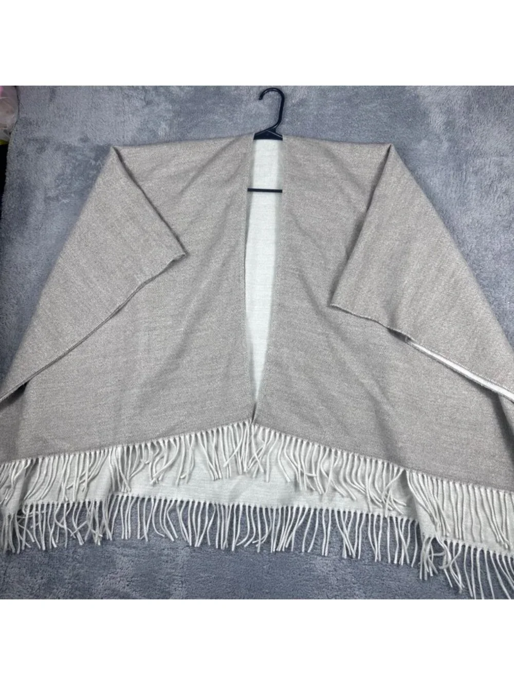 Brown Fringe Shawl Wrap Soft Lightweight Scarf 27